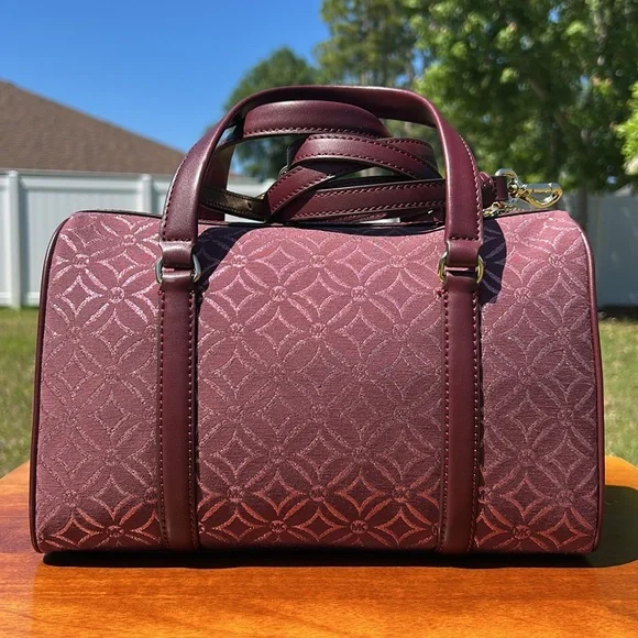 Michael Kors Burgundy Satchel - Picture 2 of 16